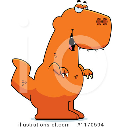 Royalty-Free (RF) T Rex Clipart Illustration by Cory Thoman - Stock Sample #1170594