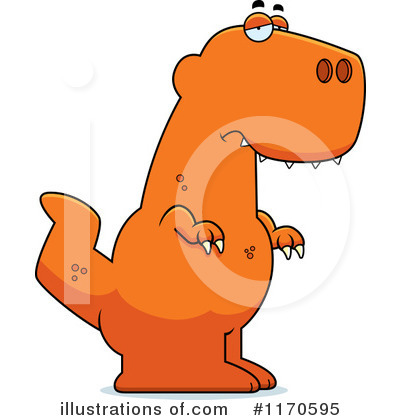 Royalty-Free (RF) T Rex Clipart Illustration by Cory Thoman - Stock Sample #1170595