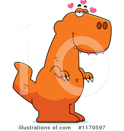 Royalty-Free (RF) T Rex Clipart Illustration by Cory Thoman - Stock Sample #1170597