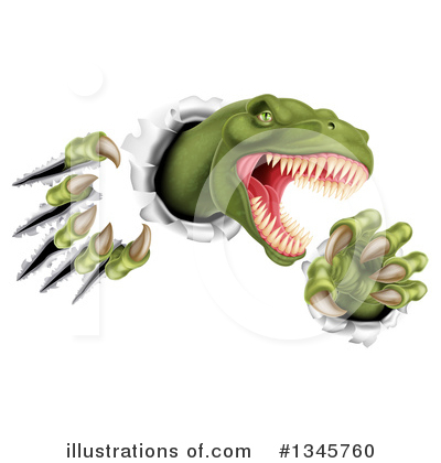 Tyrannosaurus Rex Clipart #1345760 by AtStockIllustration