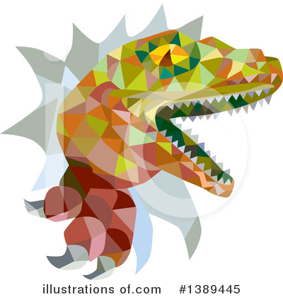 Dinosaur Clipart #1389445 by patrimonio
