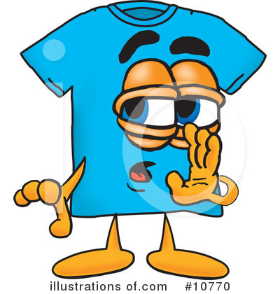 T Shirt Clipart #10770 by Mascot Junction