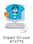 T Shirt Clipart #10773 by Mascot Junction