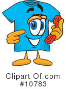 T Shirt Clipart #10783 by Mascot Junction