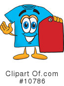 T Shirt Clipart #10786 by Mascot Junction
