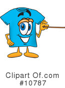 T Shirt Clipart #10787 by Mascot Junction
