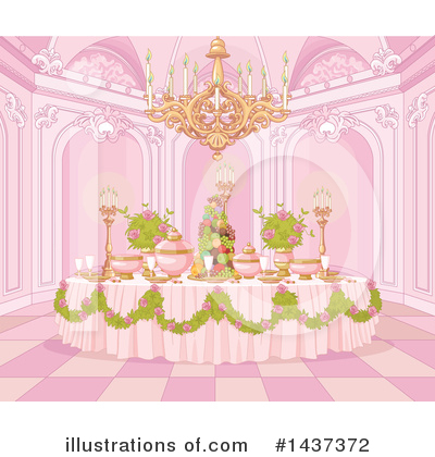 Royalty-Free (RF) Table Clipart Illustration by Pushkin - Stock Sample #1437372
