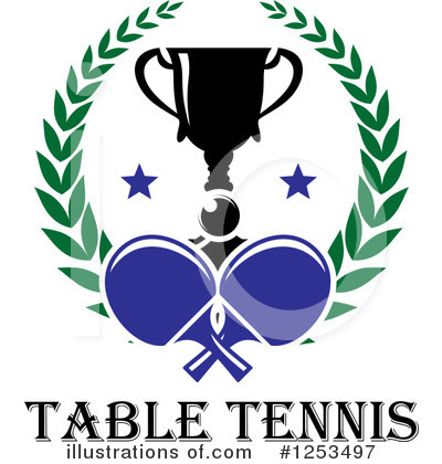 Royalty-Free (RF) Table Tennis Clipart Illustration by Vector Tradition SM - Stock Sample #1253497