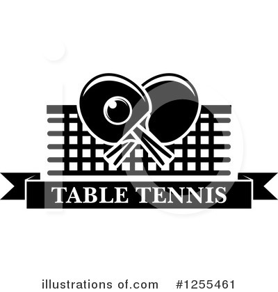 Royalty-Free (RF) Table Tennis Clipart Illustration by Vector Tradition SM - Stock Sample #1255461
