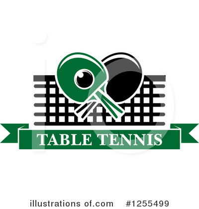 Royalty-Free (RF) Table Tennis Clipart Illustration by Vector Tradition SM - Stock Sample #1255499