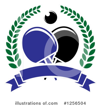 Royalty-Free (RF) Table Tennis Clipart Illustration by Vector Tradition SM - Stock Sample #1256504