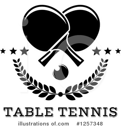 Royalty-Free (RF) Table Tennis Clipart Illustration by Vector Tradition SM - Stock Sample #1257348