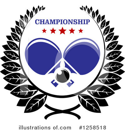 Royalty-Free (RF) Table Tennis Clipart Illustration by Vector Tradition SM - Stock Sample #1258518