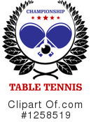 Table Tennis Clipart #1258519 by Vector Tradition SM