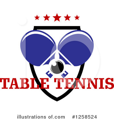 Royalty-Free (RF) Table Tennis Clipart Illustration by Vector Tradition SM - Stock Sample #1258524