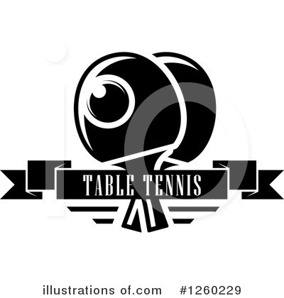 Table Tennis Clipart #1260229 by Vector Tradition SM