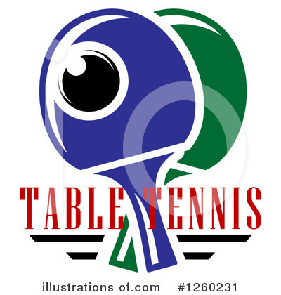 Ping Pong Clipart #1260231 by Vector Tradition SM