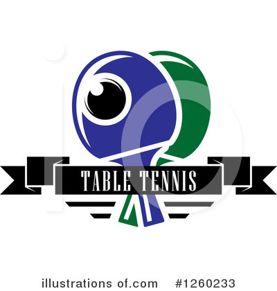 Table Tennis Clipart #1260233 by Vector Tradition SM