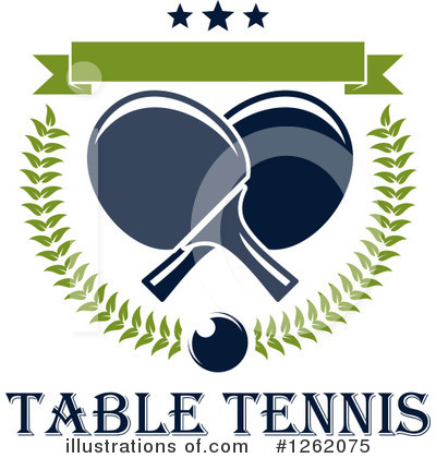 Table Tennis Clipart #1262075 by Vector Tradition SM