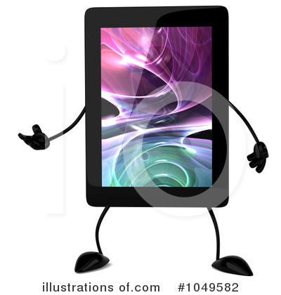 Clip Art Tablets. Tablet Character Clipart