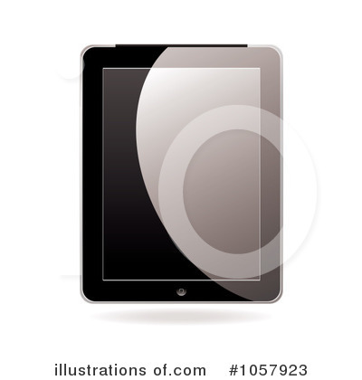 Royalty-Free (RF) Tablet Clipart Illustration by michaeltravers - Stock Sample #1057923