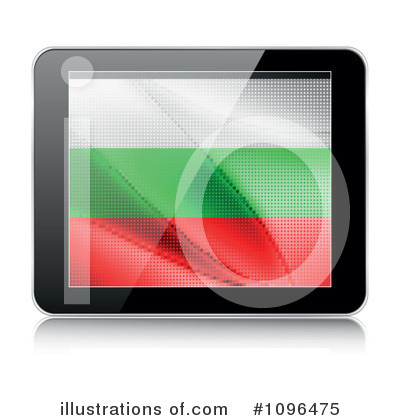 Royalty-Free (RF) Tablet Clipart Illustration by Andrei Marincas - Stock Sample #1096475