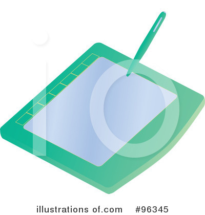 Royalty-Free (RF) Tablet Clipart Illustration by Rasmussen Images - Stock Sample #96345