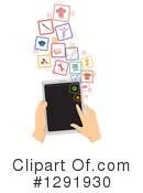 Tablet Computer Clipart #1291930 by BNP Design Studio