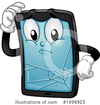 Royalty-Free (RF) Tablet Computer Clipart Illustration by BNP Design Studio - Stock Sample #1499923