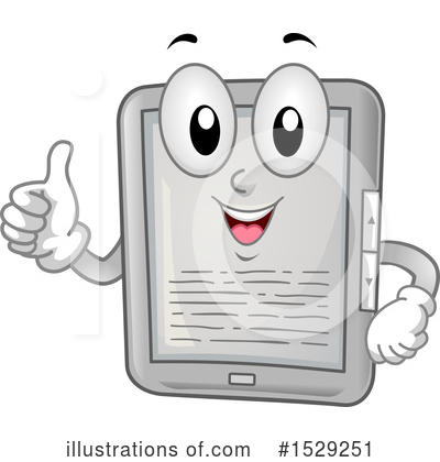 Royalty-Free (RF) Tablet Computer Clipart Illustration by BNP Design Studio - Stock Sample #1529251