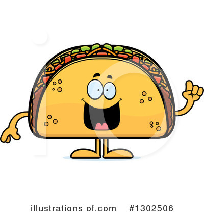 Royalty-Free (RF) Taco Clipart Illustration by Cory Thoman - Stock Sample #1302506