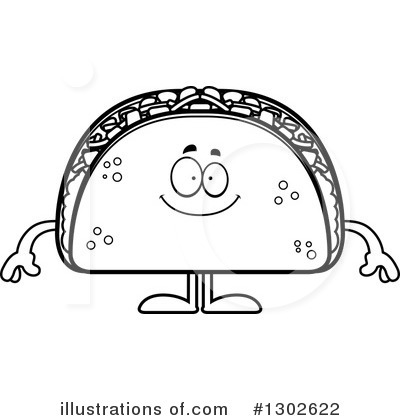 Royalty-Free (RF) Taco Clipart Illustration by Cory Thoman - Stock Sample #1302622