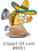 Taco Clipart #8051 by Mascot Junction