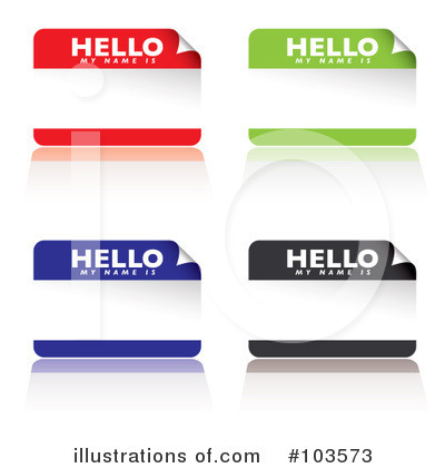 Name Tag Clipart #103573 by michaeltravers