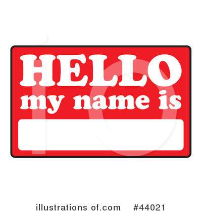 Name Tag Clipart #44021 by Arena Creative