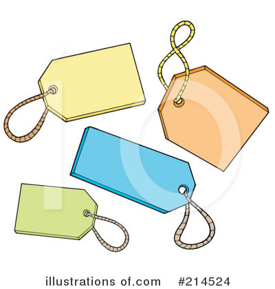 Royalty-Free (RF) Tags Clipart Illustration by visekart - Stock Sample #214524