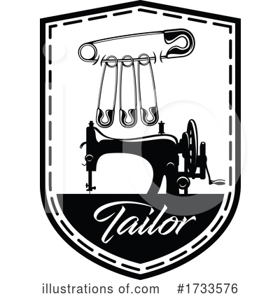 Royalty-Free (RF) Tailor Clipart Illustration by Vector Tradition SM - Stock Sample #1733576