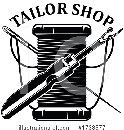 Royalty-Free (RF) Tailor Clipart Illustration by Vector Tradition SM - Stock Sample #1733577