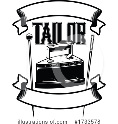 Royalty-Free (RF) Tailor Clipart Illustration by Vector Tradition SM - Stock Sample #1733578