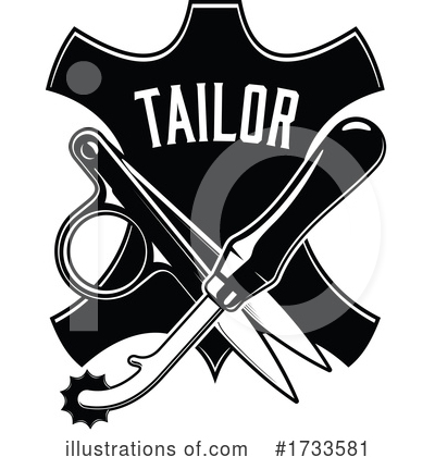 Royalty-Free (RF) Tailor Clipart Illustration by Vector Tradition SM - Stock Sample #1733581