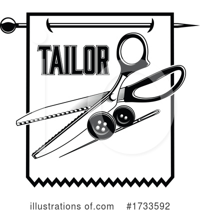 Royalty-Free (RF) Tailor Clipart Illustration by Vector Tradition SM - Stock Sample #1733592