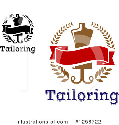 Royalty-Free (RF) Tailoring Clipart Illustration by Vector Tradition SM - Stock Sample #1258722