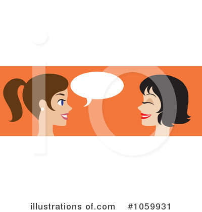 Royalty-Free (RF) Talking Clipart Illustration by Rosie Piter - Stock Sample #1059931