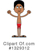 Tall Black Man Clipart #1329312 by Cory Thoman