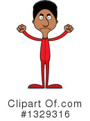 Tall Black Man Clipart #1329316 by Cory Thoman