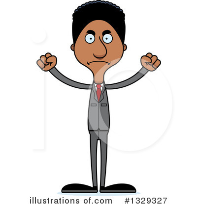 Royalty-Free (RF) Tall Black Man Clipart Illustration by Cory Thoman - Stock Sample #1329327