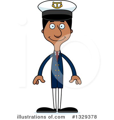 Royalty-Free (RF) Tall Black Man Clipart Illustration by Cory Thoman - Stock Sample #1329378