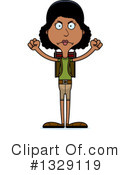 Tall Black Woman Clipart #1329119 by Cory Thoman