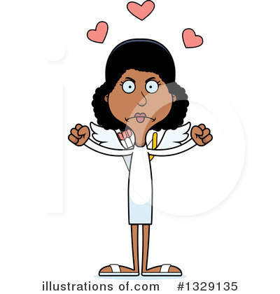 Royalty-Free (RF) Tall Black Woman Clipart Illustration by Cory Thoman - Stock Sample #1329135