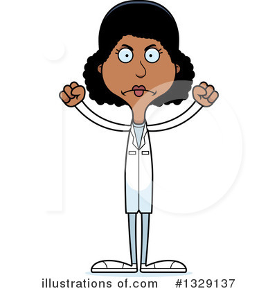 Royalty-Free (RF) Tall Black Woman Clipart Illustration by Cory Thoman - Stock Sample #1329137